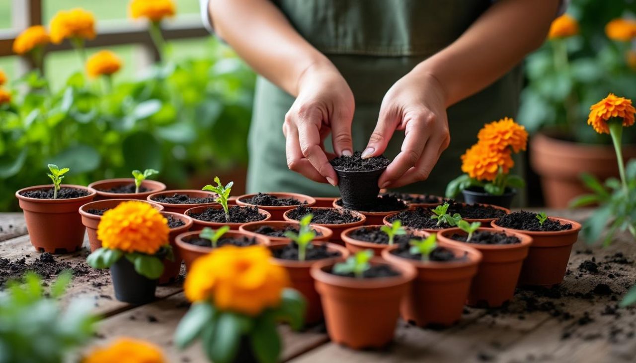 découvrez nos conseils pratiques pour réussir le semis d'œillets d'inde en godet : étapes, astuces et entretien pour obtenir des plants vigoureux et fleuris.
