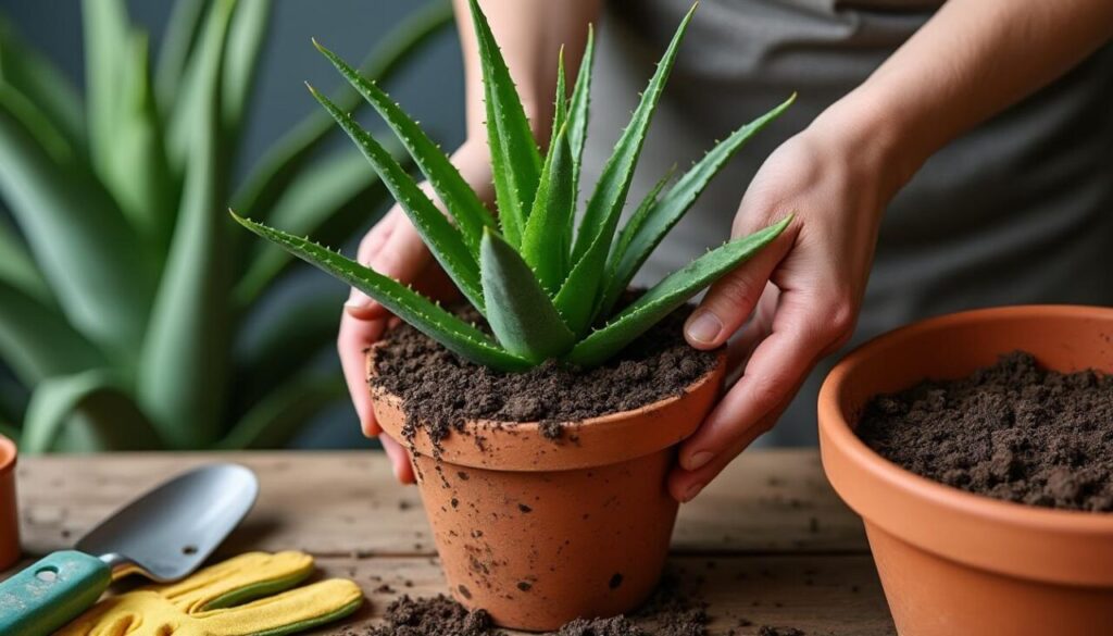 apprenez à rempoter votre aloe vera facilement pour favoriser sa croissance et maintenir sa santé. guide étape par étape pour un rempotage réussi.